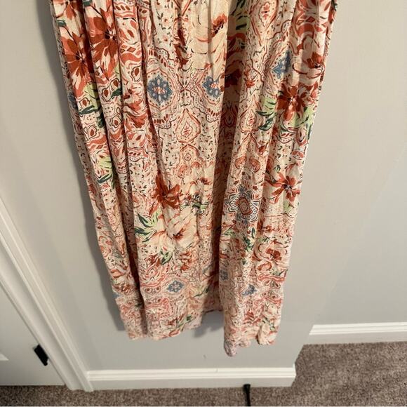 O’Neill Pink Floral Strappy MIDI Dress Small - Picture 13 of 14